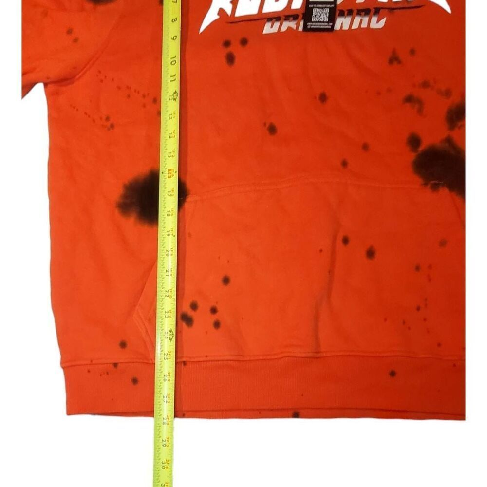 ROCKSTAR ORIGINAL TAP Painter Hoodie RED Pullover Size 3XL - Picture 8 of 9